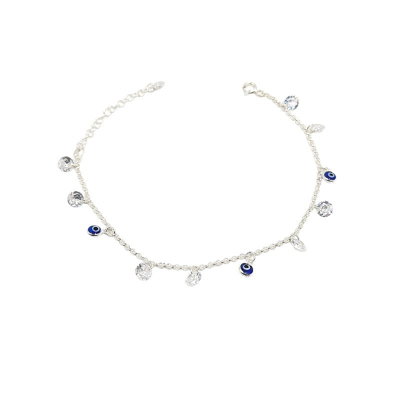 Pulsera de Ojos Turcos y Puntos de Luz